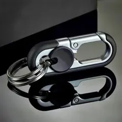 回転式ダイヤルロック キーホルダー カラビナ