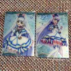 プリキュア　ウエハース　カード　ニャミー　ユキ　ワンダフル　わんぷり
