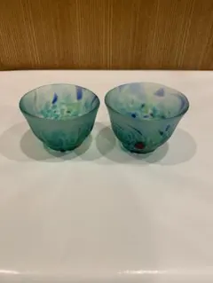 生島明水 アイスクリームグラス 2セット ガラス作家 - メルカリ