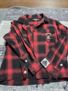 XLARGE キッズ 長袖シャツ チェック