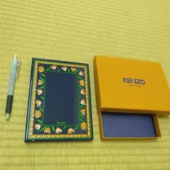 신제품 겐조 겐조 전화번호부 주소록 플로럴 패턴 네이비 블루 네이비