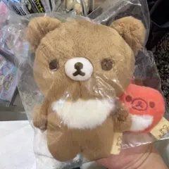 リラックマ チャイロイコグマ 3点セット ぶらさげぬいぐるみ りんご