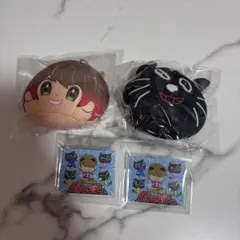 キヨくじ キヨ キヨ猫 もちもちビーズクッションキーホルダー バッチ