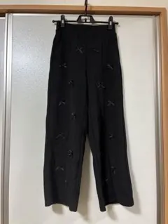Myu リボンワイドパンツ
