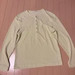 j*i様 ZARA 長袖カットソー Mサイズ 淡い黄色のサムネイル