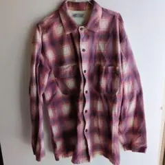 men's Ba-tsu チェック柄　ネルシャツ　Lサイズ