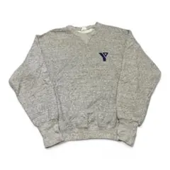 90s Hanes ヘインズ 企業ロゴ 前V スウェット トレーナー M
