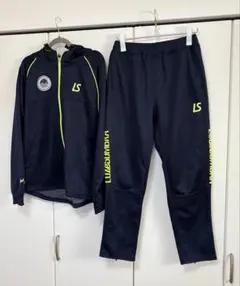 LUZ e SOMBRA フード付きジャケットとパンツセット ネイビー