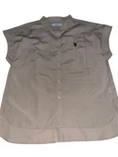 U.S. POLO ASSN. ブラウス 半袖 ベージュ Mのサムネイル
