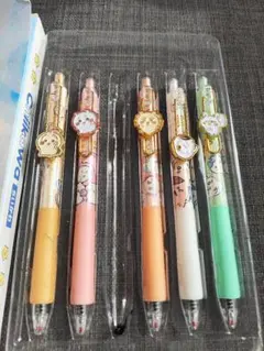 カラフルキャラクターボールペン5本セット
