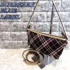 【美品】BURBERRY BLUE LABEL アクセサリーポーチ 2way