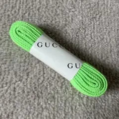 GUCCI グッチ 靴紐 シューレース ネオングリーン 替え紐 未使用 メンズのサムネイル