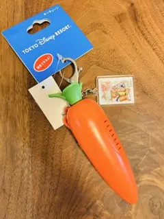 【新品未使用】ディズニーランド　ズートピア　キーチェーン　にんじんペン　録音機