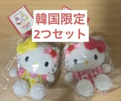 韓国限定 アップルカフェ　ハローキティ　キーホルダー　ぬいぐるみ ストラップ キティーカフェ韓国】明洞のキティちゃんカフェ「アップルカフェ