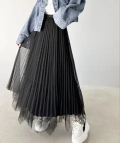 mily biletパール使いリバーシブル２wayチュールスカートのサムネイル