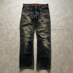 grunge edwin fade damage denim pants y2k
