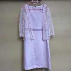結婚式パーティーワンピースボレロセット美品