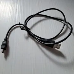 USB A - USB Bケーブル 黒