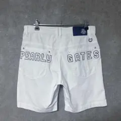 PEARLY GATES パーリーゲイツ ハーフパンツ ショートパンツ 白★5 パーリーゲイツ PEARLY GATES ゴルフ ハーフパンツ 白 サイズ5 - メルカリ