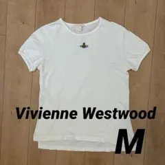 Vivienne Westwood オーブ刺繍 半袖Tシャツ M ホワイト　古着のサムネイル