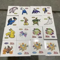 ポケモンパン　シール　デコキャラシール　メガ進化　ZA蓄光　セット