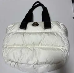 極美品　MONCLER モンクレール カラドック トートバッグ ナイロンホワイトのサムネイル