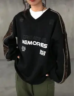 SHEIN FRIFUL レオパード スウェット 豹柄