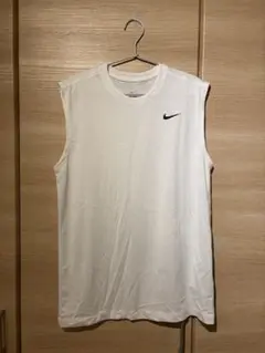 Nike Dri-FIT ノースリーブTシャツ M ホワイト