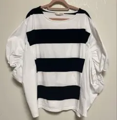 シューラルー ストライプ Tシャツ M