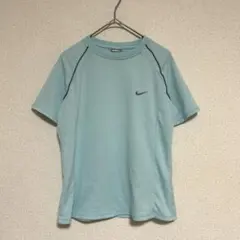 NIKEナイキ Tシャツ スポーツウェア レディース 無地 水色 M