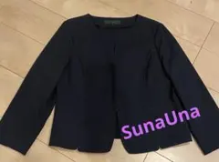 SunaUna ネイビー カラージャケット サイズ40 夏用の生地です♡のサムネイル