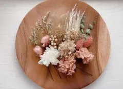 No.223ドライフラワーヘッドパーツ成人式 卒業式 髪飾り 結婚式