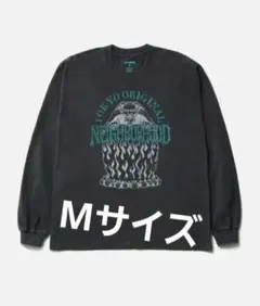NEIGHBORHOOD ネイバーフッド NH TEE LSー3 黒 M