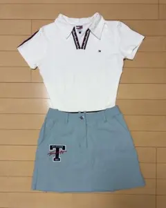 トミーヒルフィガー ポロシャツ スカート セット