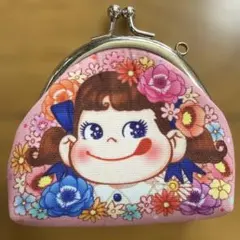 Milky ミルキー ペコちゃん がま口 コインケース 小銭入れ ピンク