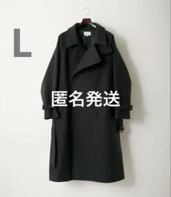 EMMA CLOTHESオーバーサイズメルトンダブルヨークラグラントレンチコート