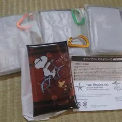 スヌーピー　マルチケース　USJ シンギュラリティホテル　4個セット