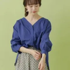 美品・URBANRESEARCHITEMSコットンボイルバックタックプルオーバーのサムネイル