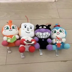 コキンちゃん ドキンちゃん ばいきんまん しょくぱんまん ぬいぐるみ