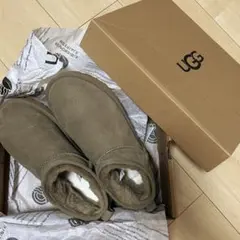 【着画あり】UGG クラシックウルトラミニ ショートムートンブーツ 25cm
