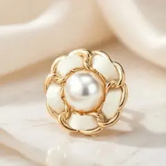 早い者勝ち！パールチェーンイヤリング