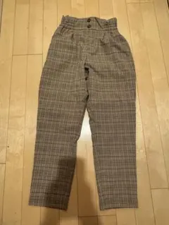 gu チェックパンツ　150
