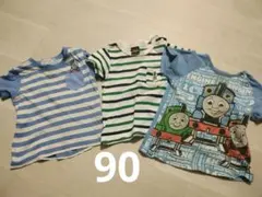きかんしゃトーマス他 Tシャツ 3枚セット 90cmのサムネイル