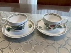 【美品】ノリタケ　オチャードガーデン　ティーカップ・ソーサーセット