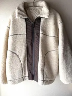 フリースジャケット Mサイズ クリーム色⭐︎