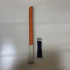 Apple Watch 二重巻 オレンジ レザーバンド