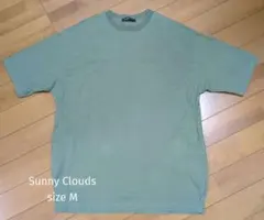 Sunny Clouds 半袖ビッグTシャツ Mサイズ カーキのサムネイル