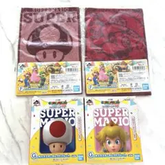 一番くじ　スーパーマリオ　4点セット