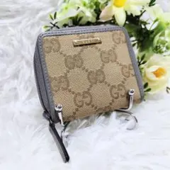 希少美品✨グッチ◇コインケースミニウォレット　スプリーム　メタルロゴプレート