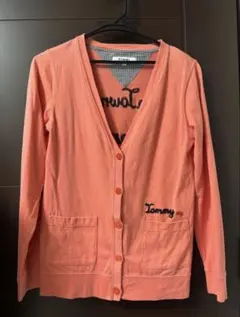 TOMMY カーディガン コーラルピンク Sサイズのサムネイル